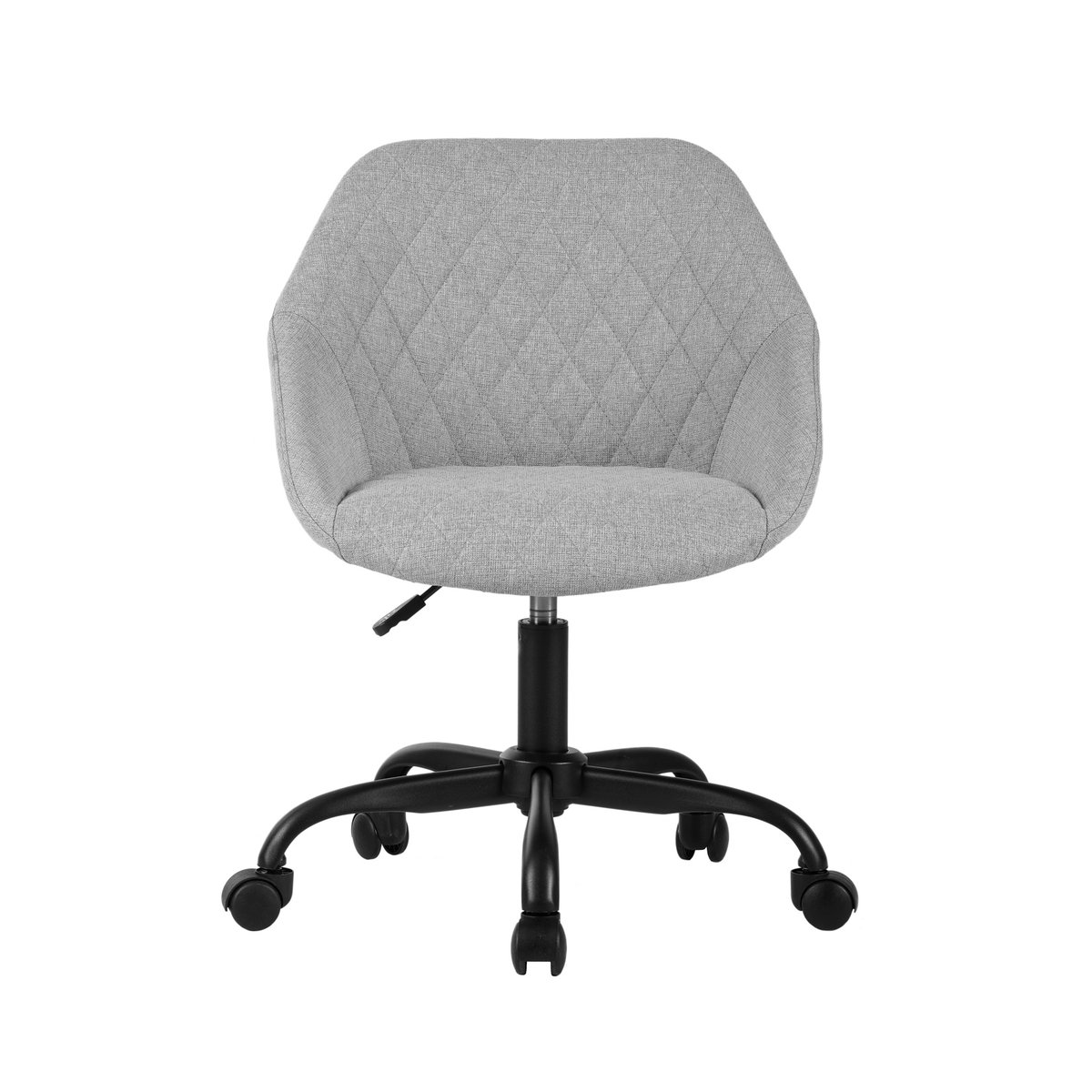 Fauteuil de bureau à roulettes, LUCIE gris, HISPANOHOGAR