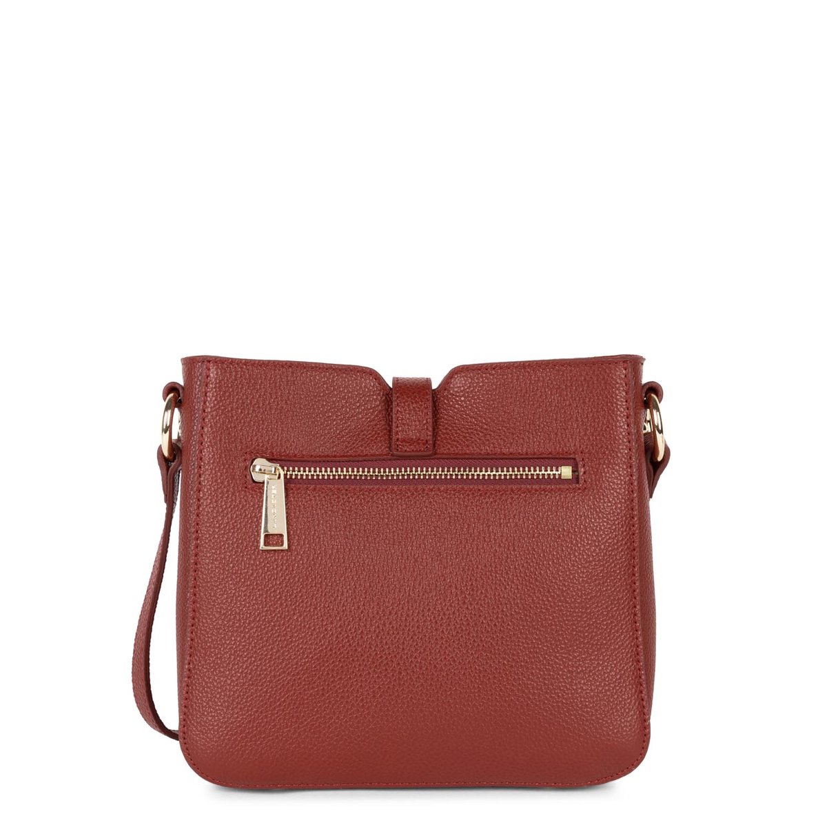 Sac trotteur cuir FOULONNÉ MILANO carmin, LANCASTER