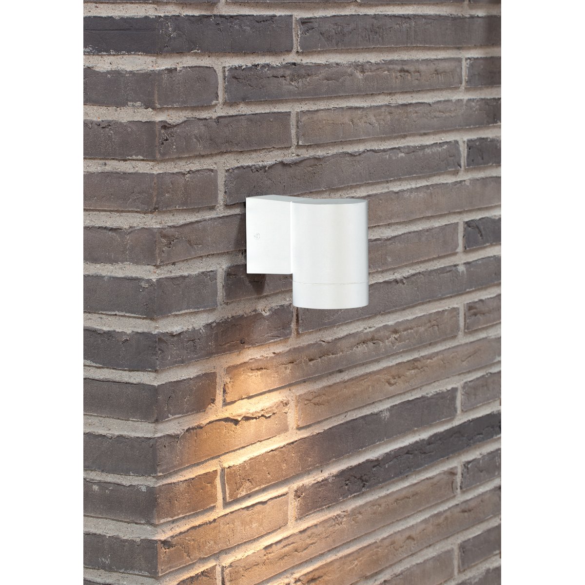 Applique murale extérieure moderne en métal, TIN Maxi blanc, NORDLUX