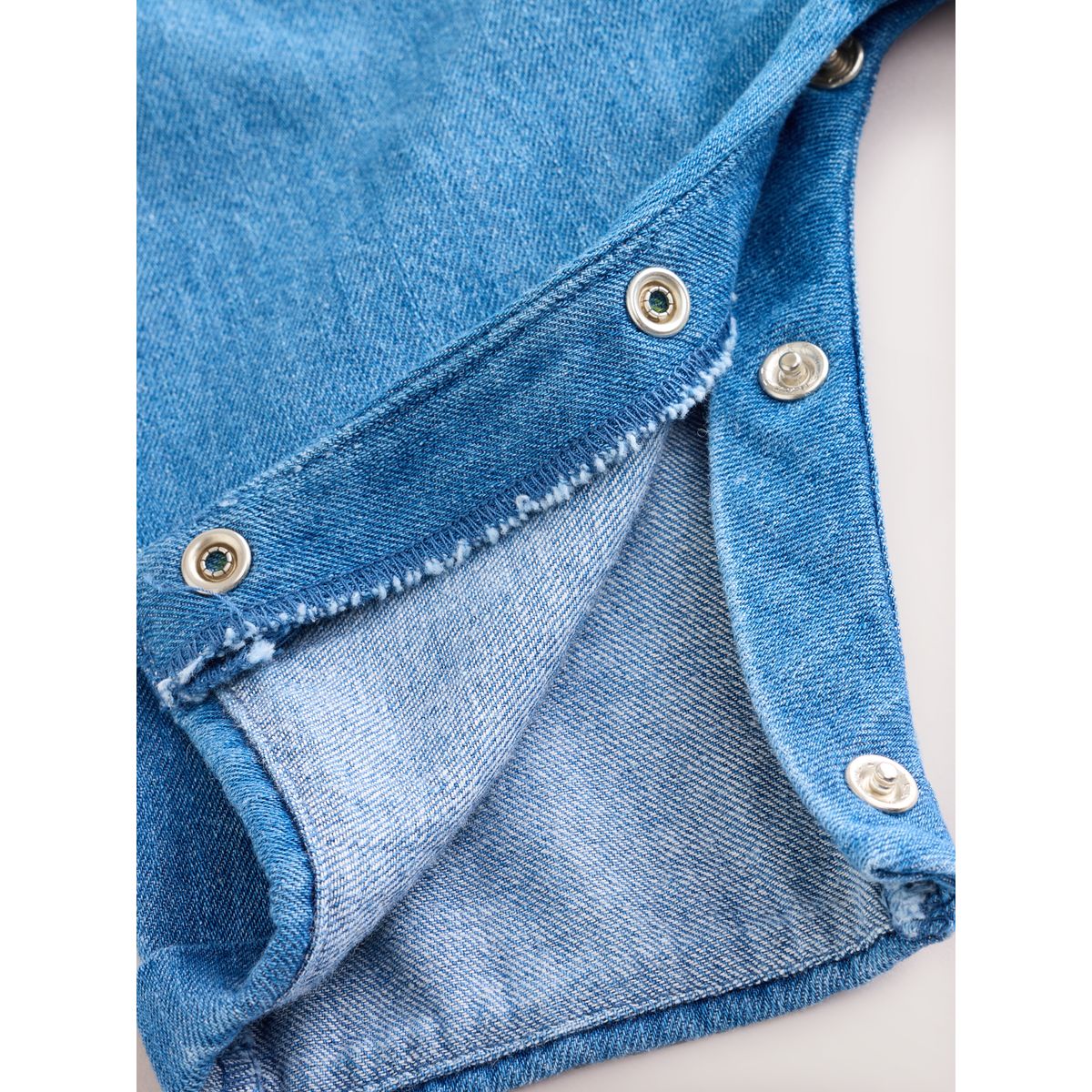 Body texturé et salopette en denim bébé club du lait bleu, NEXT