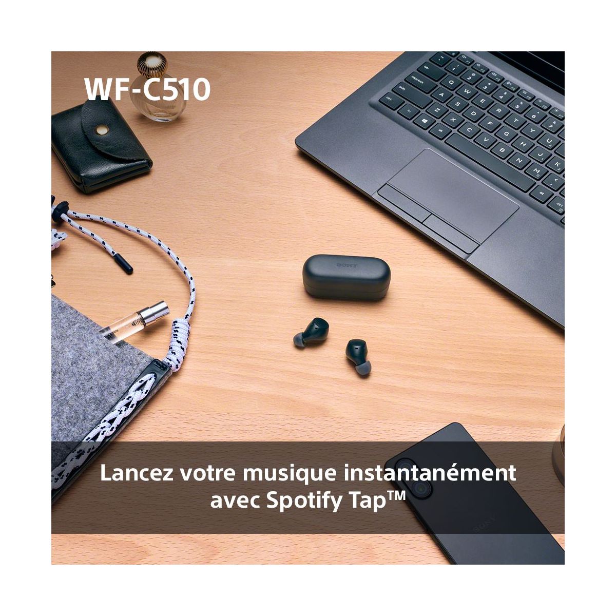 Ecouteurs WF-C510 Blanc blanc, SONY