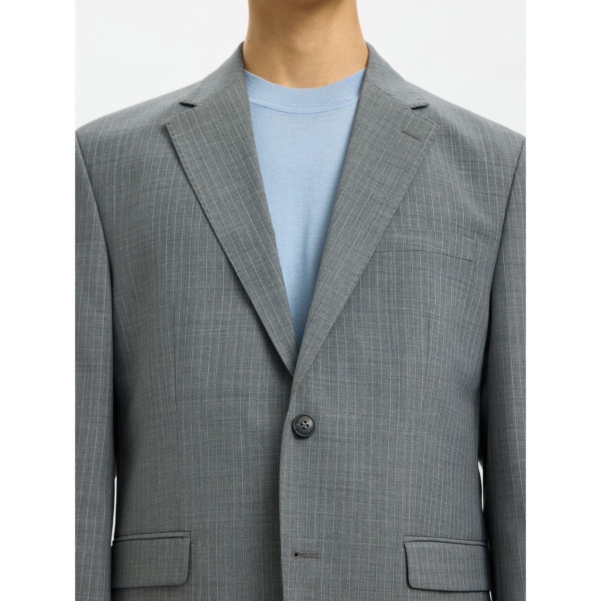 Blazer gris - grey1, SELECTED