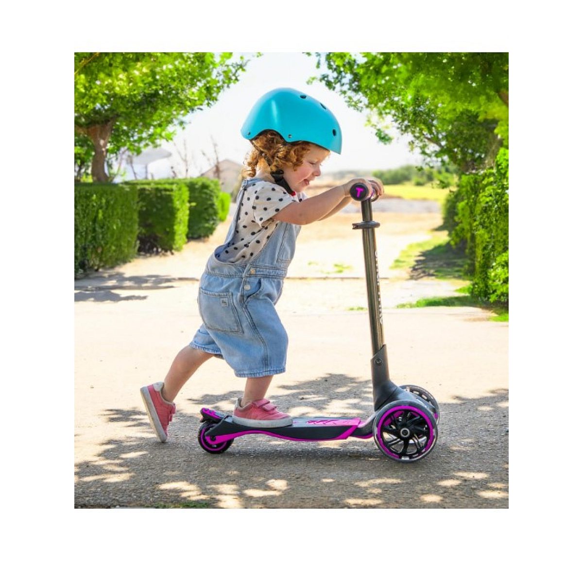 Trottinette Évolutive Xtend - Rose couleur unique, SMARTRIKE