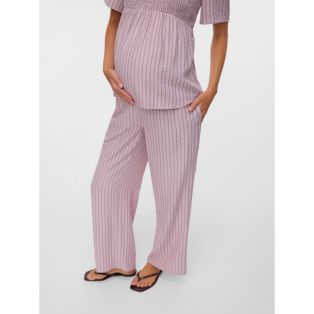 Pantalon cashmere rose, MAMA LICIOUS