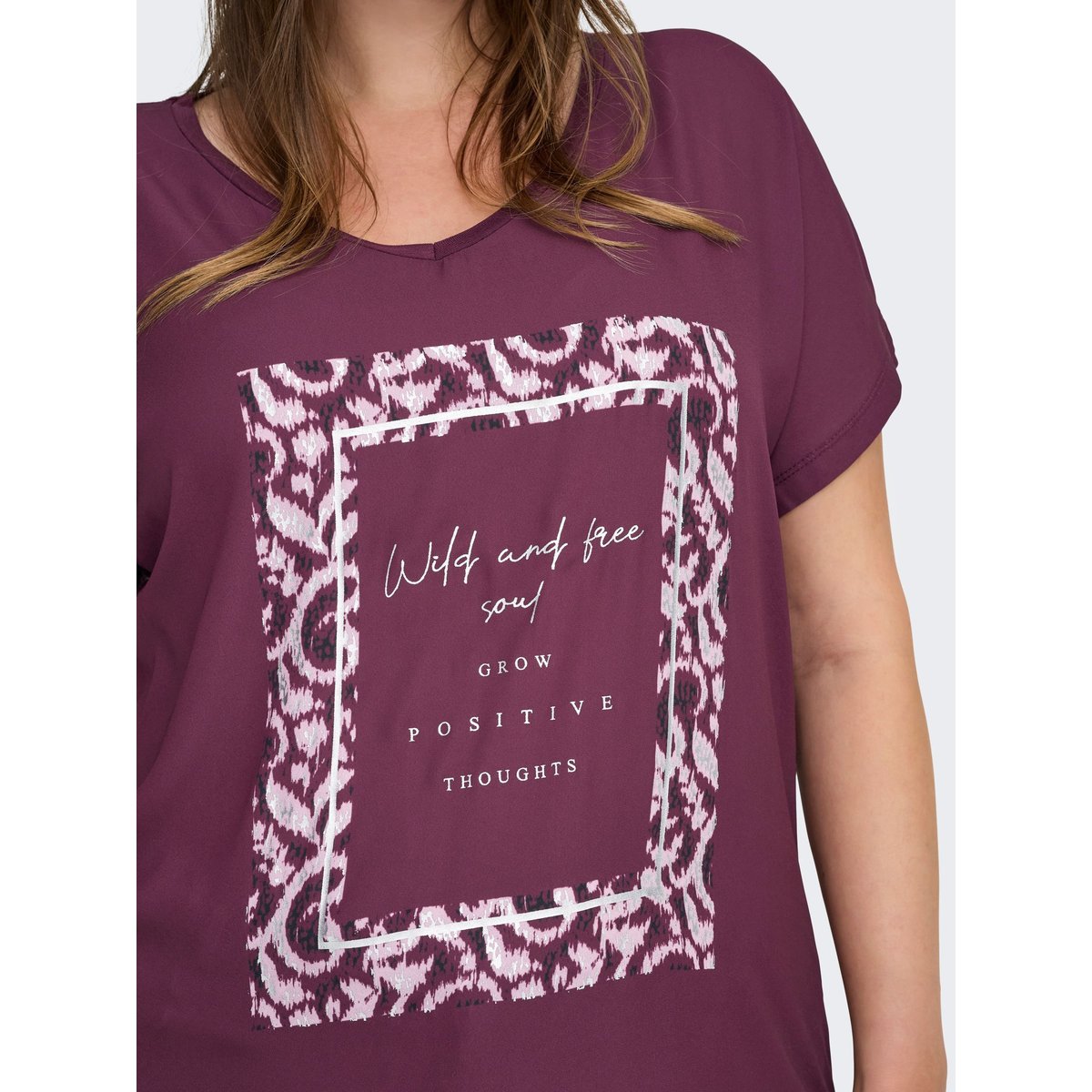 Top mauve wine, ONLY CARMAKOMA