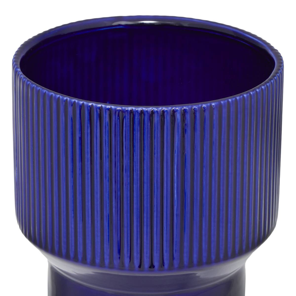 Cache-pot en dolomite NIPPO rouge, ATMOSPHERA