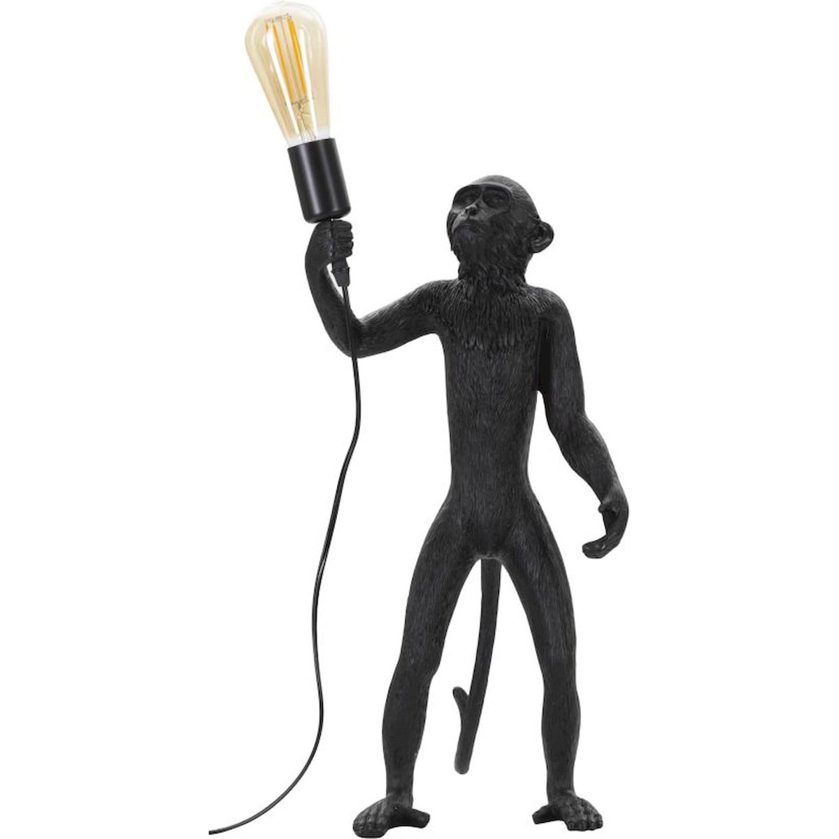 Lampe à poser singe sculptural GLAM blanc, RECOLLECTION