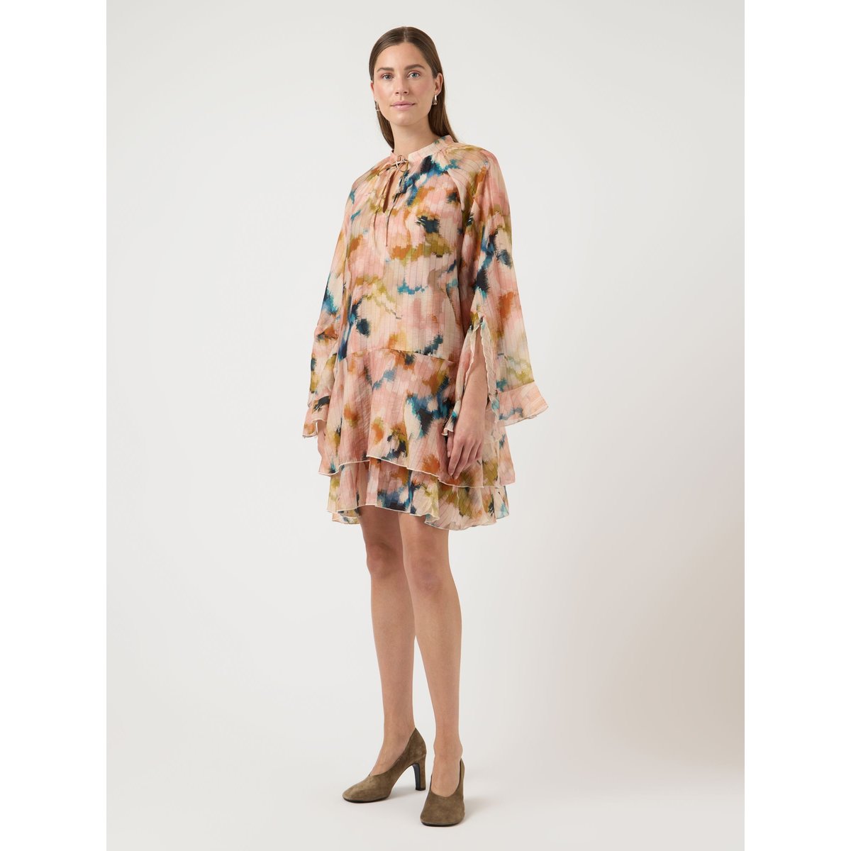 Mini-Robe gris - shadow gray1, YAS