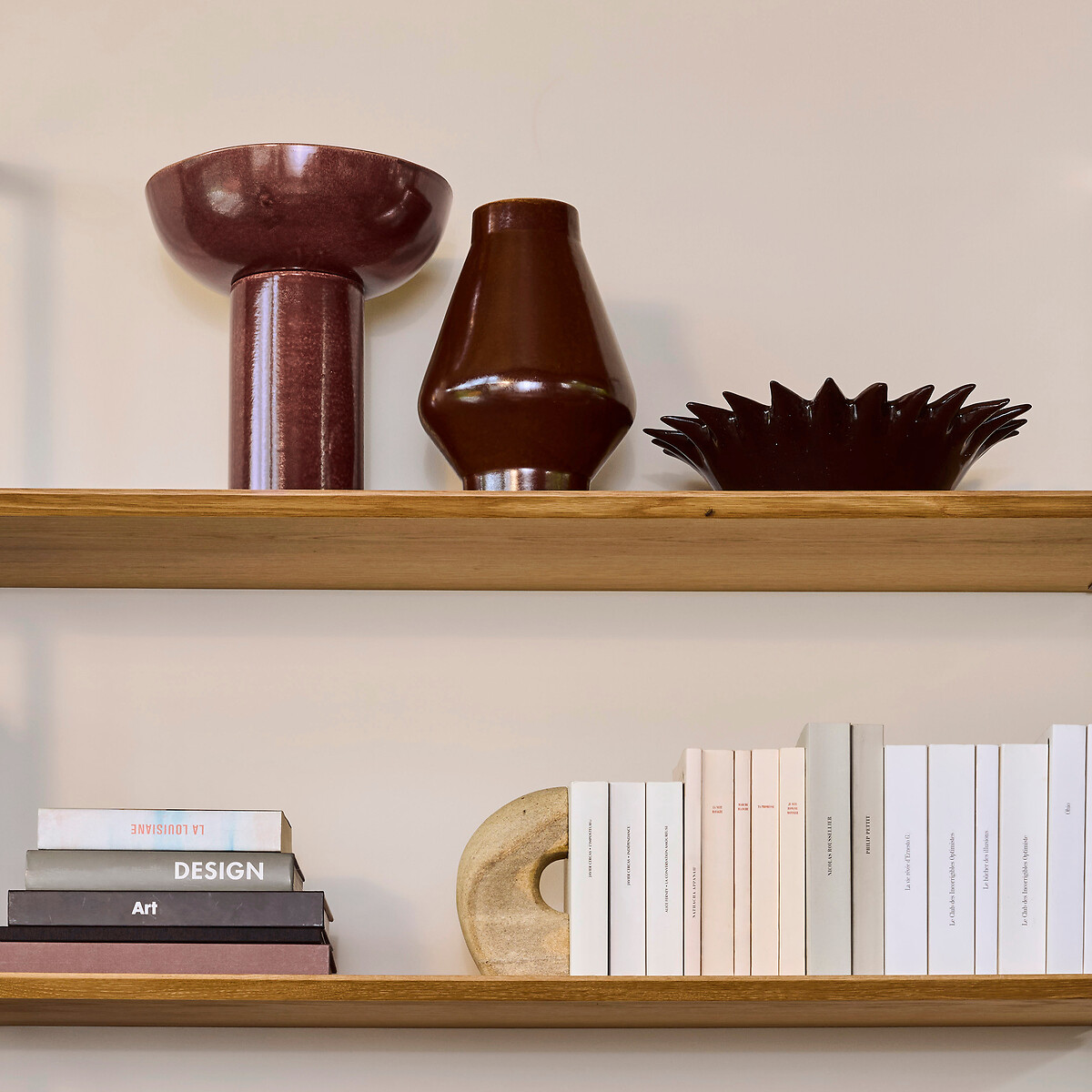 Vase en céramique émaillée, SYENA chocolat, AM.PM