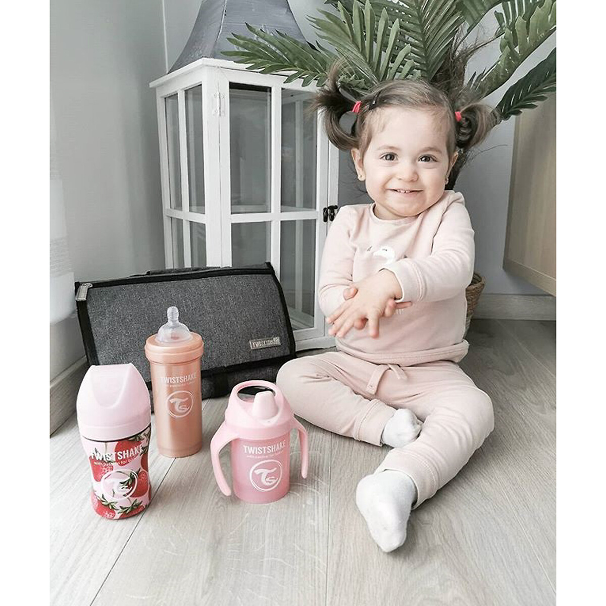 Trocador de fraldas portátil Twistshake preto , TWISTSHAKE