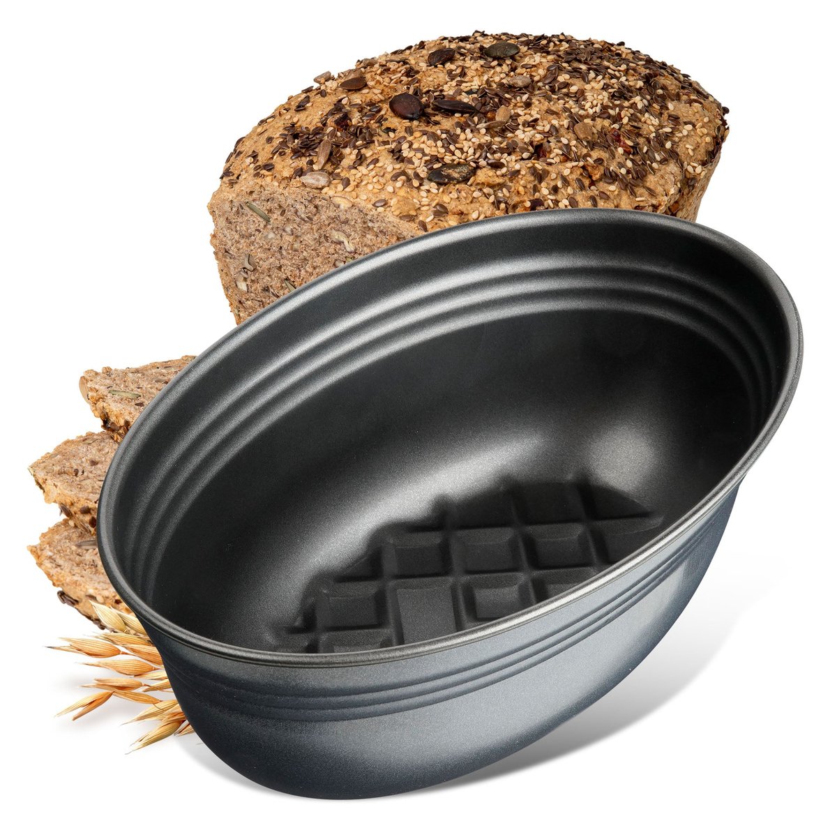 Lot de 2 moules à gâteaux 26/26 cm Black metallic Black noir, ZENKER