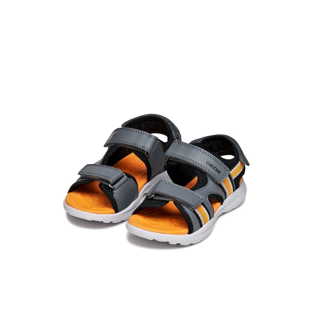 Sandalen VANIETT grijs/oranje, GEOX
