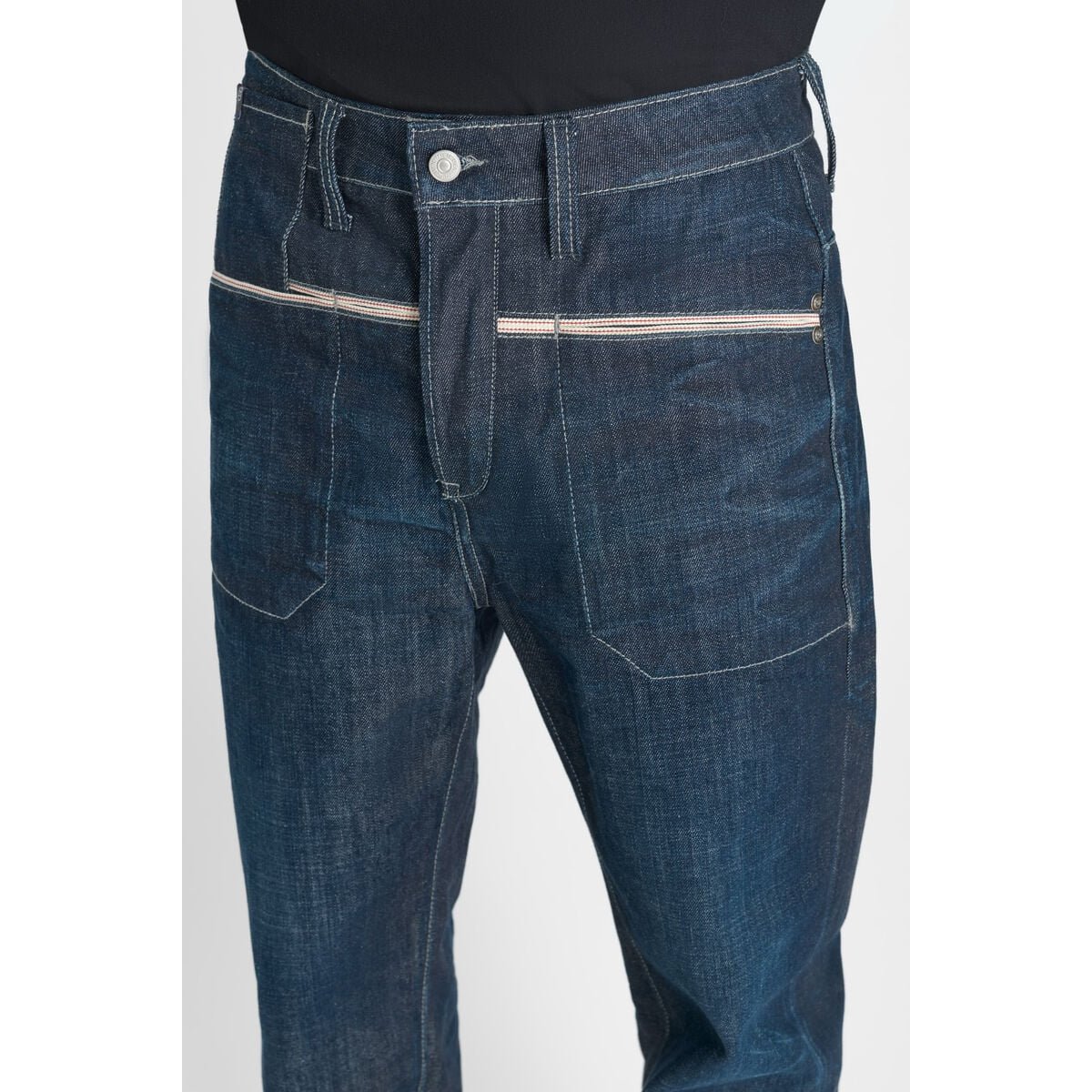 Jeans loose, large loose, longueur 34 blue, LE TEMPS DES CERISES