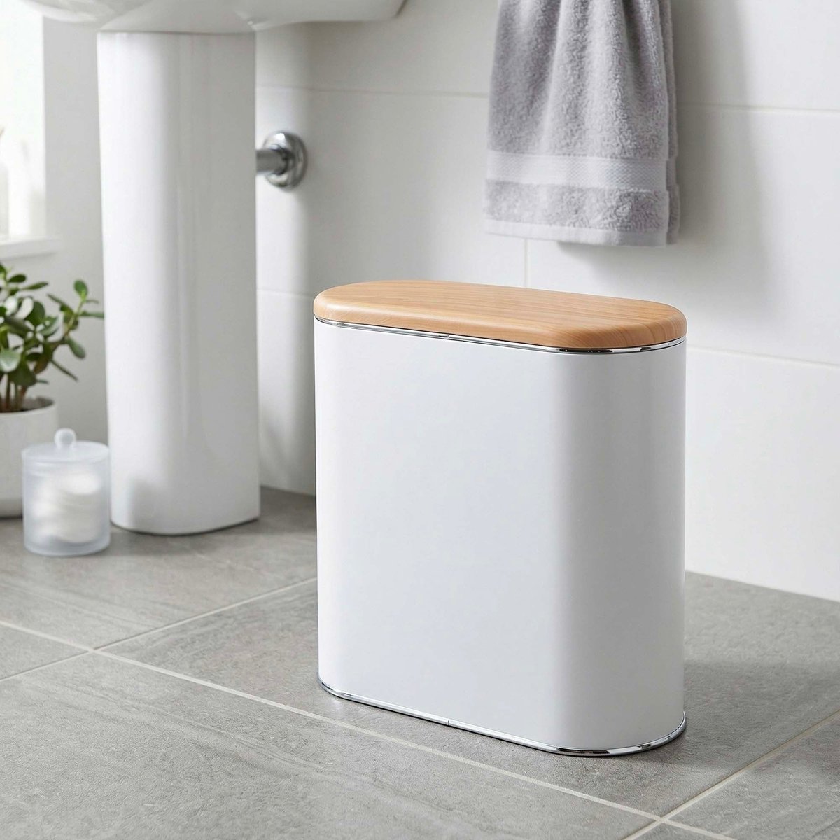 Poubelle de salle de bain push ALDO bois, KITCHEN MOVE