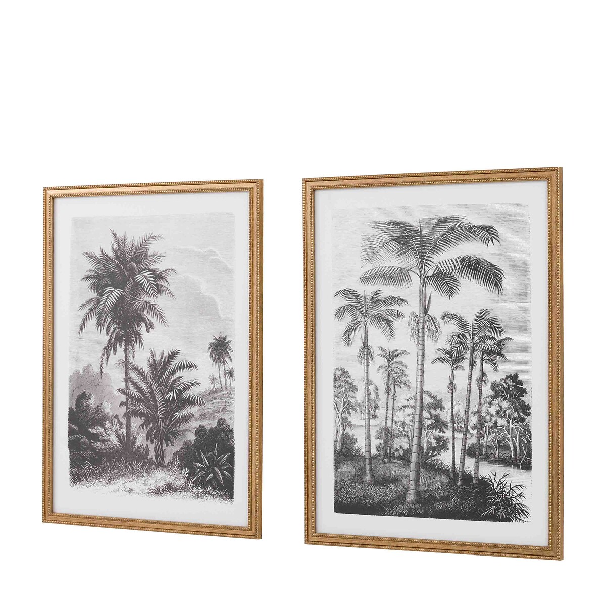 Set of 2 Colonial Sketches Framed Art multi-coloured, ÉDITÉ
