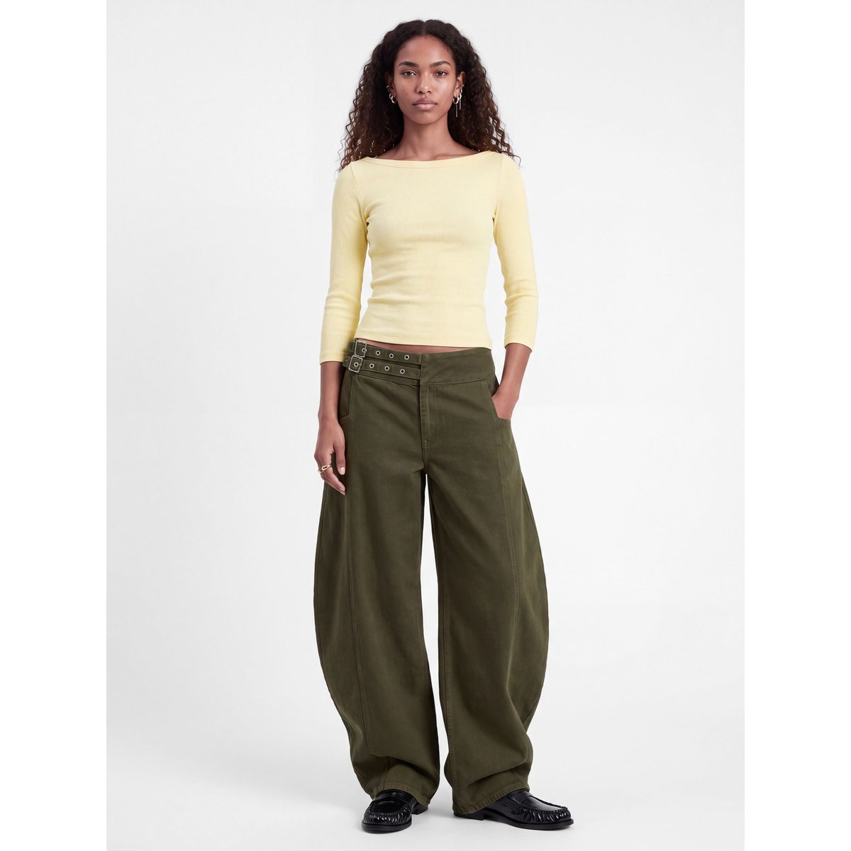 Pantalon verte - olive night 1, JJXX