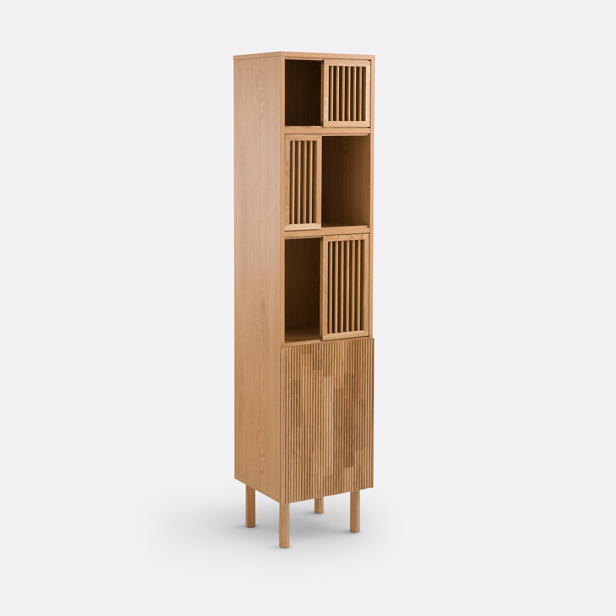 Colonne de rangement de salle de bain, Bilbao bois clair, LA REDOUTE INTERIEURS