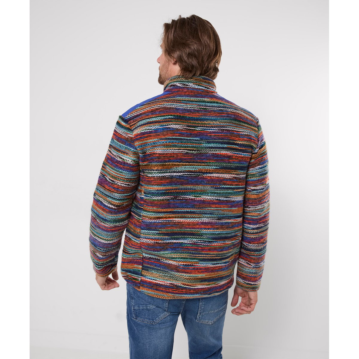 Fabuleux Sweat Col Cheminée à Rayures Flash multicolore, JOE BROWNS