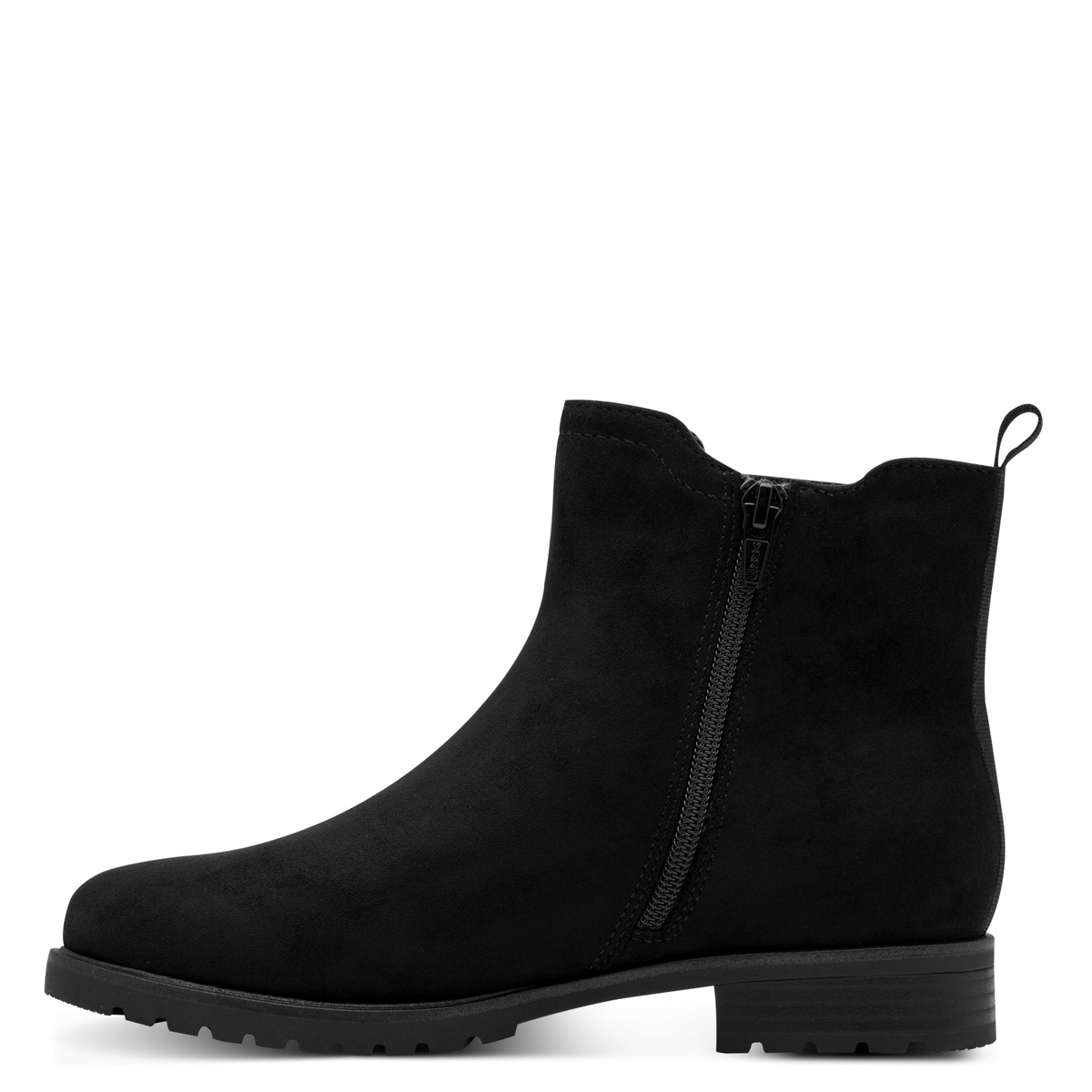 Bottine Chelsea pointu noir, JANA