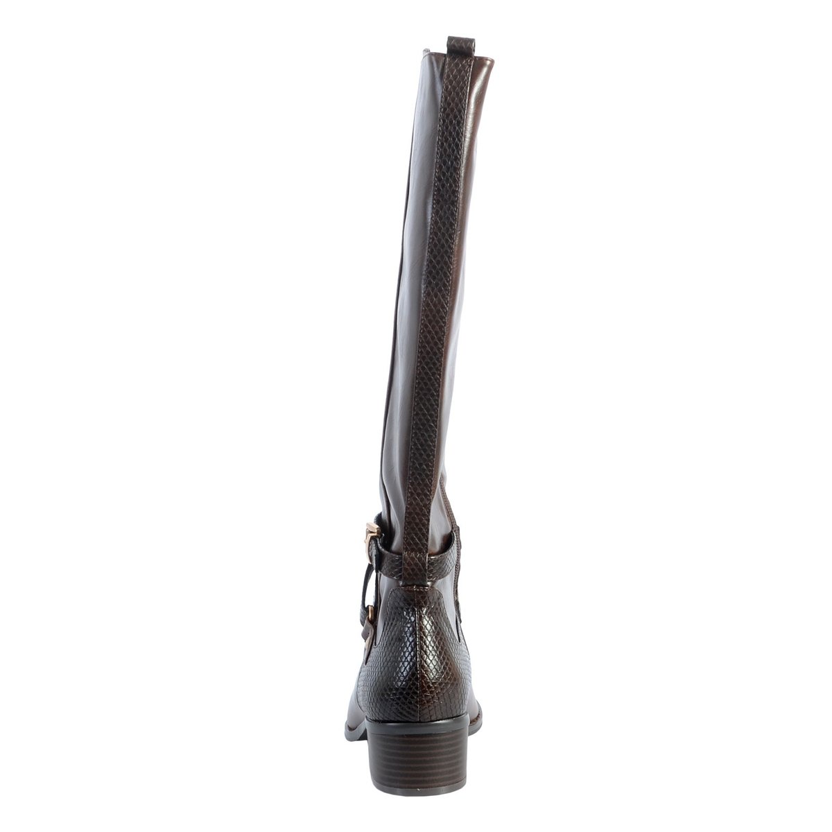 Bottine Ql4058 marron foncé, THE DIVINE FACTORY