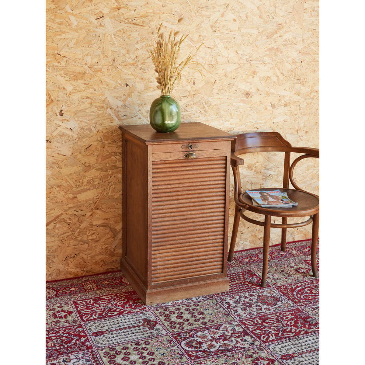 Classeur ancien en bois Fernand N°354 - Bon état bois foncé, DEBONGOUT