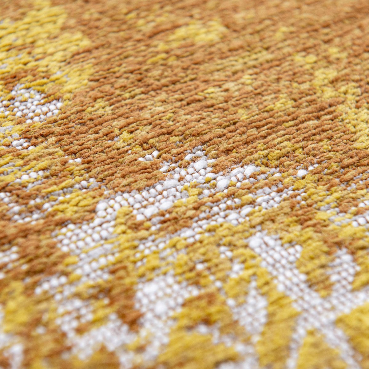 Tapis intérieur/extérieur tissé plat SUNNY jaune, NOVATREND