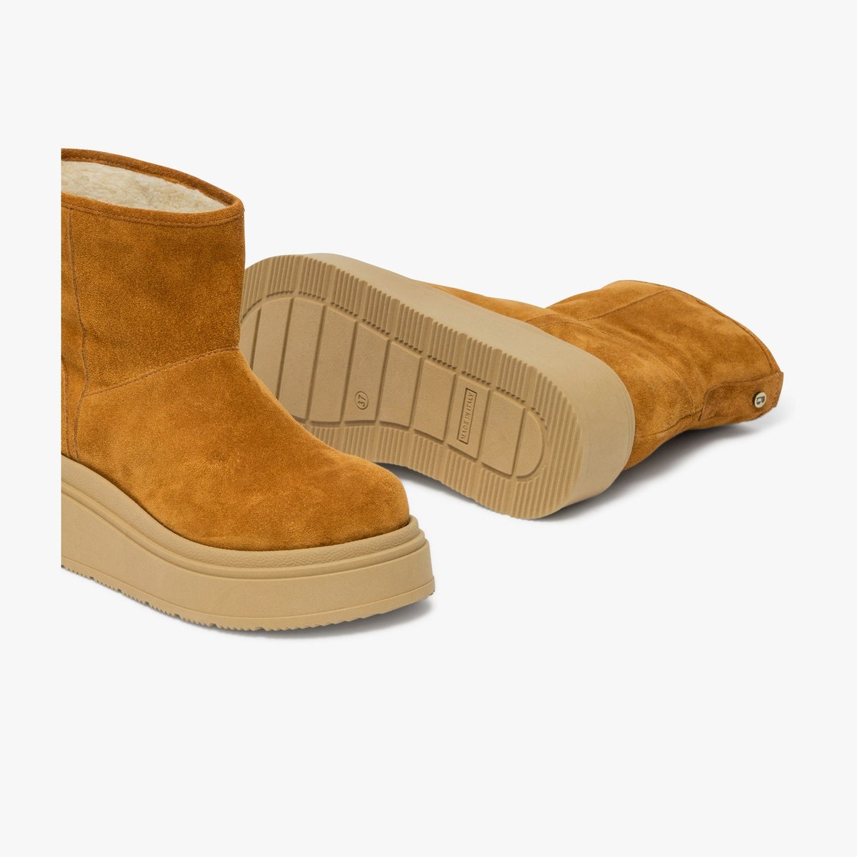 Boots À Talon en cuir SHIRLEY cognac camel, BOCAGE