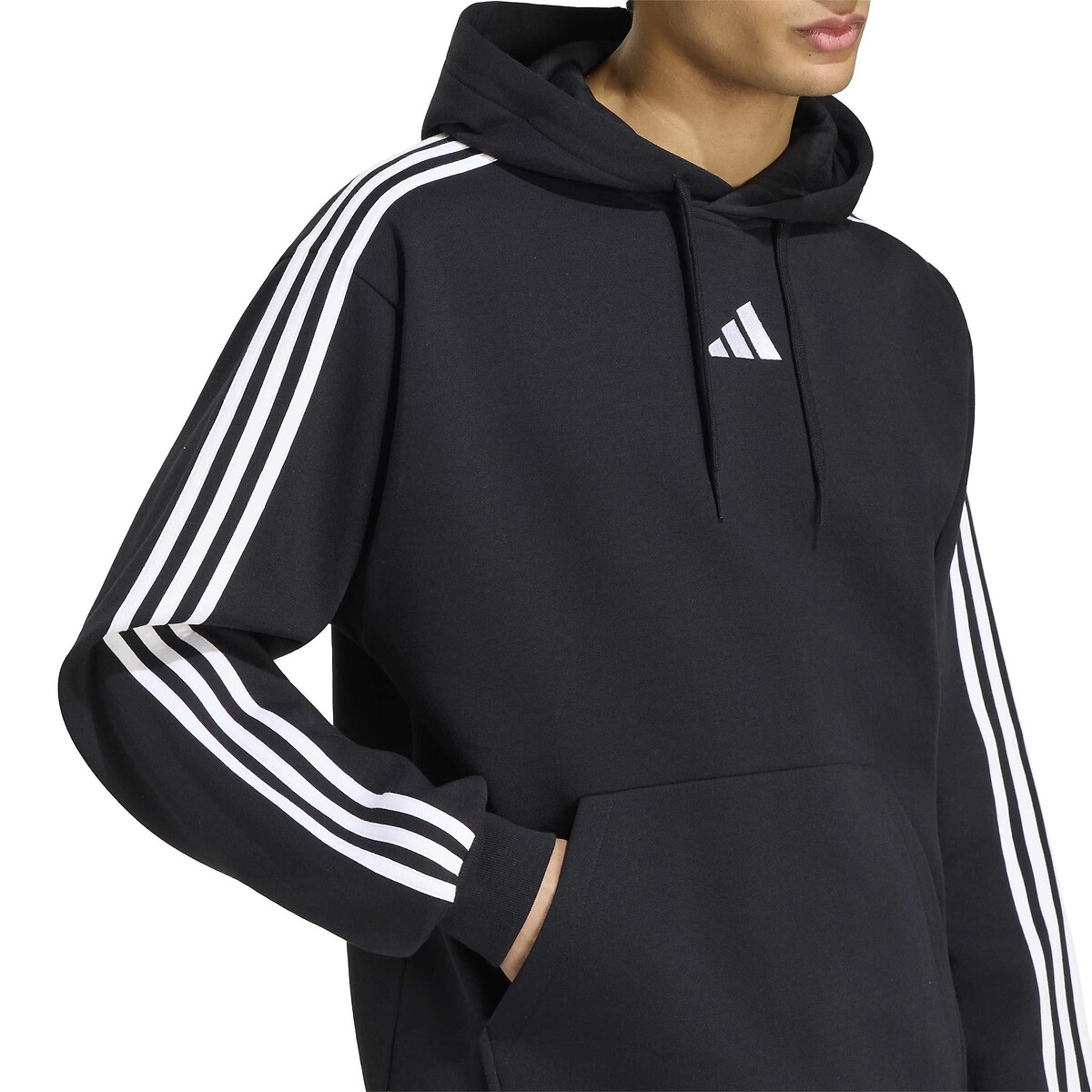 Sweat à capuche, ESSENTIALS noir, ADIDAS SPORTSWEAR