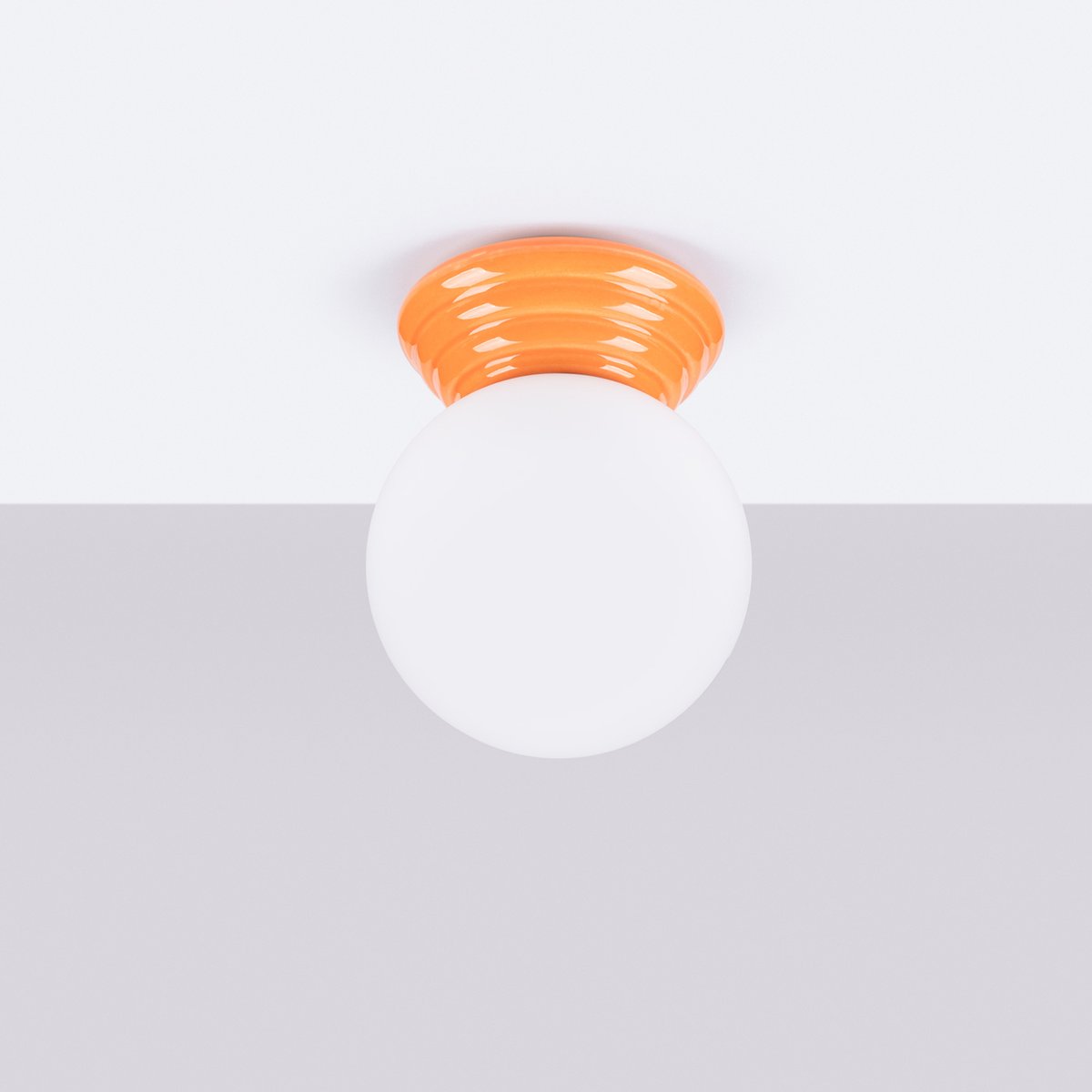 Plafonnier Céramique Orange G9 1 Zori orange, EDEN