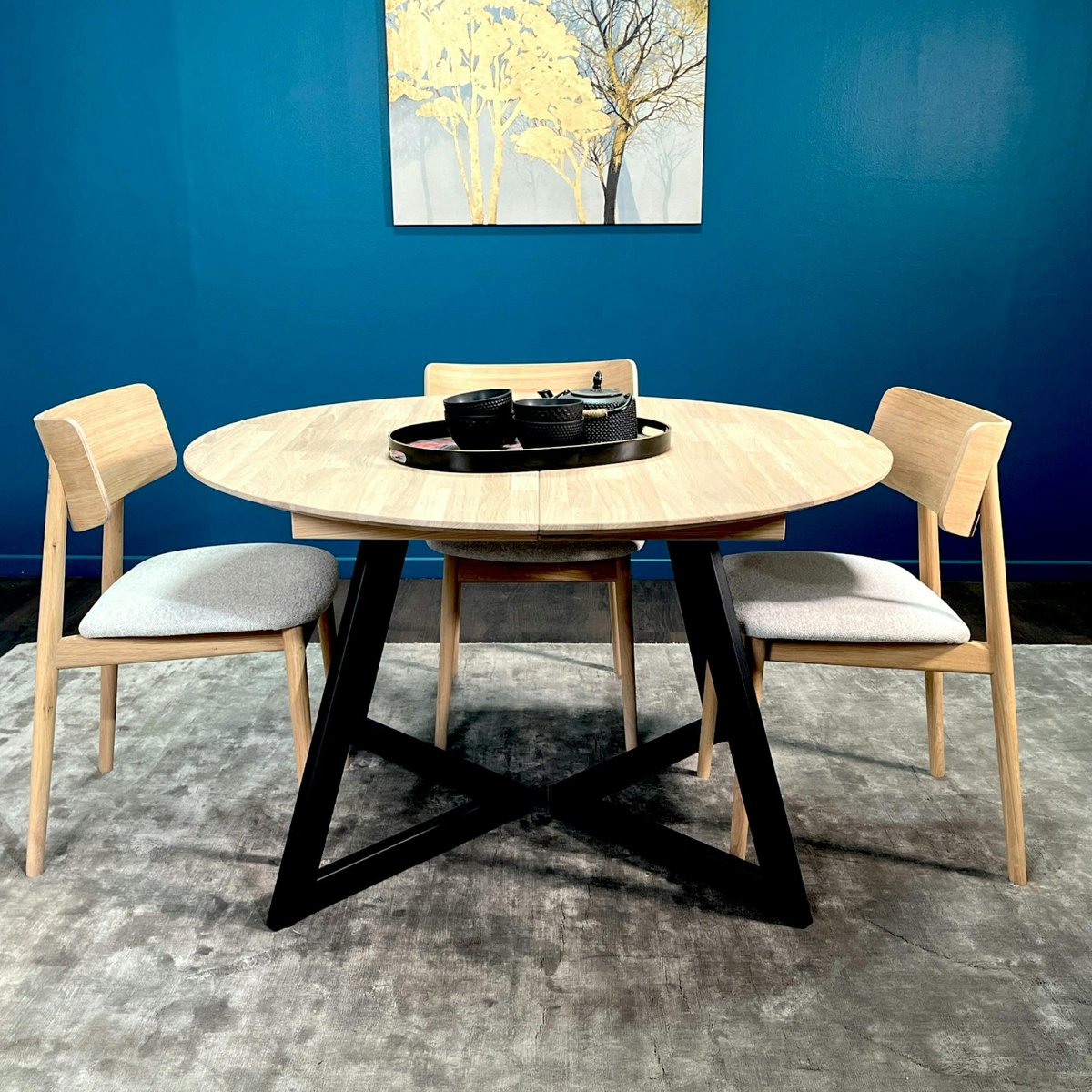 Optimiser votre espace avec &eacute;l&eacute;gance gr&acirc;ce &agrave; une table ronde extensible