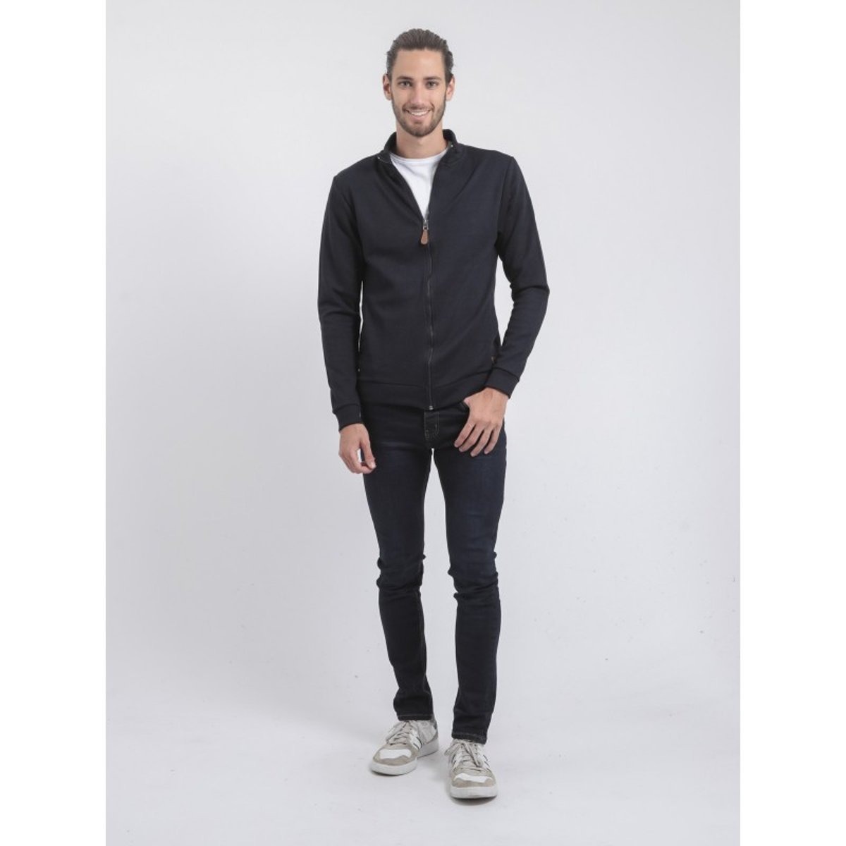 Gilet Zippé Col Montant Wits noir, RITCHIE