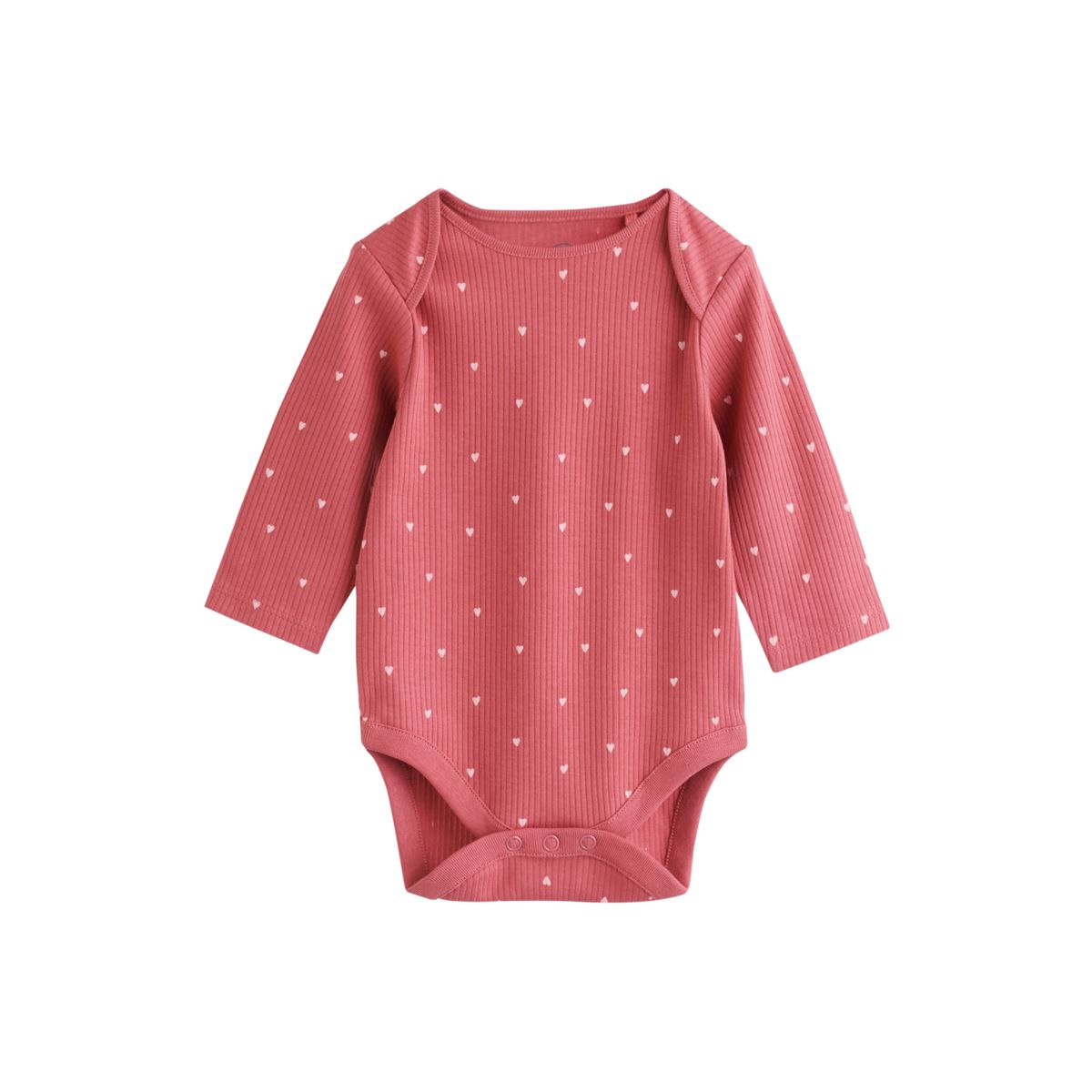 Body à manches longues bébé, lot de 5 imprimé cerise rose, NEXT