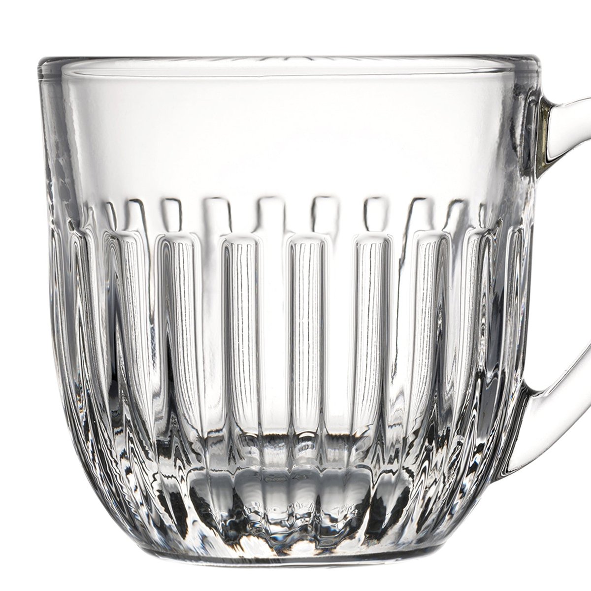 Lot de 6 tasses expresso, OUESSANT transparent, LA ROCHERE