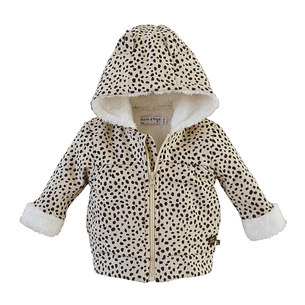 Cardigan a capuche dounia blanc, SUCRE D'ORGE