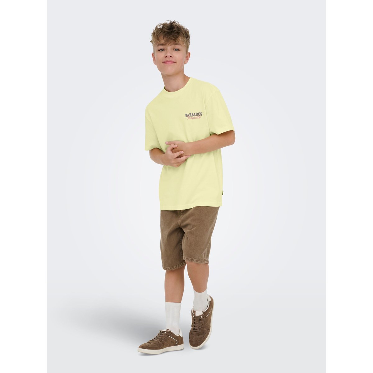 T-Shirt wax yellow, ONLY & SONS JUNIOR