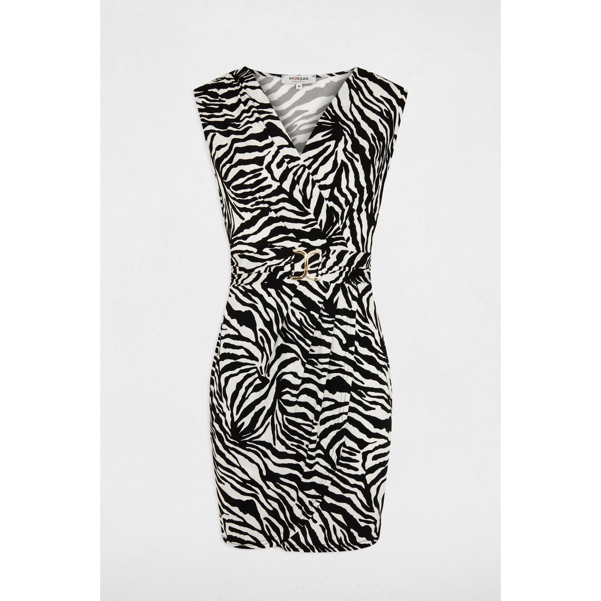 Robe courte imprimé zèbre multico, MORGAN