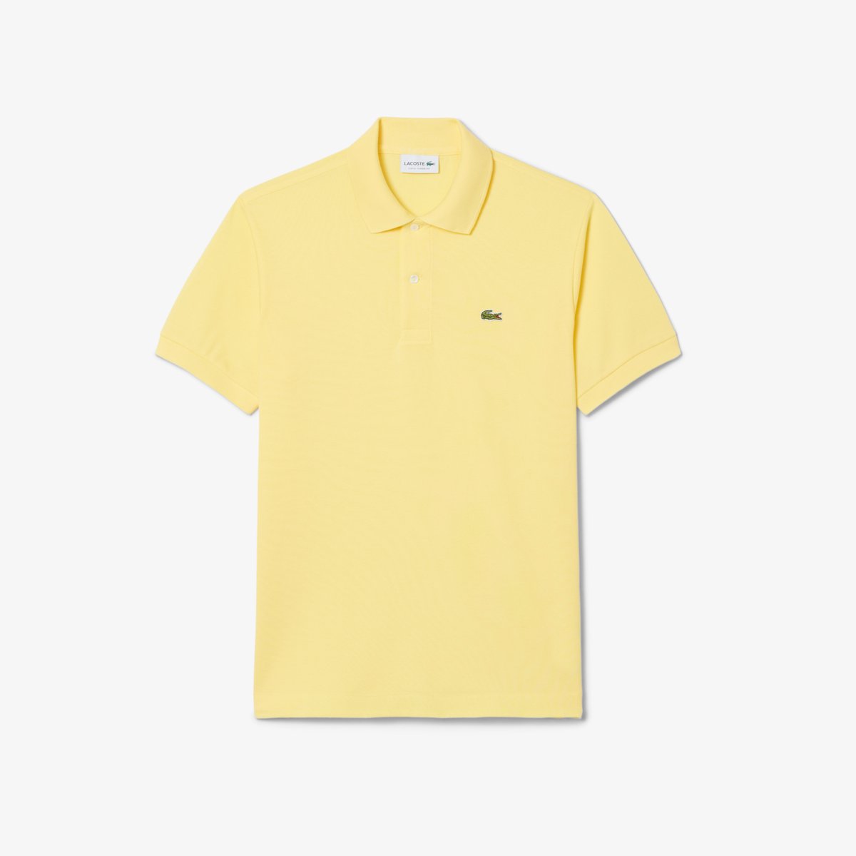 Polo L.12.12 Original classic fit jaune-107, LACOSTE