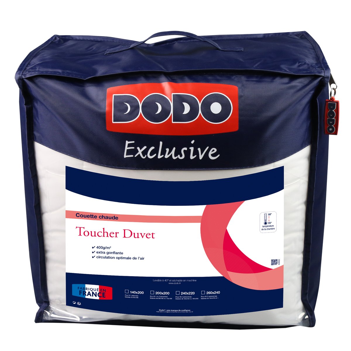 Couette Toucher Duvet Chaude blanc, DODO