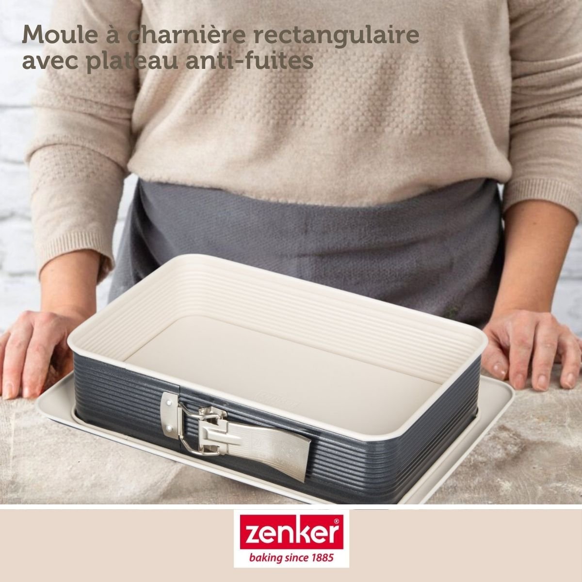 Set de 4 ustensiles de pâtisserie moule à charnière SMART PASTRY noir|blanc, ZENKER