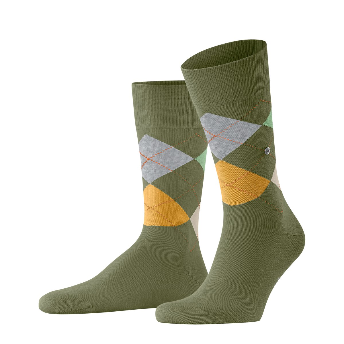 Chaussettes King Opaque lime green (7473), BURLINGTON