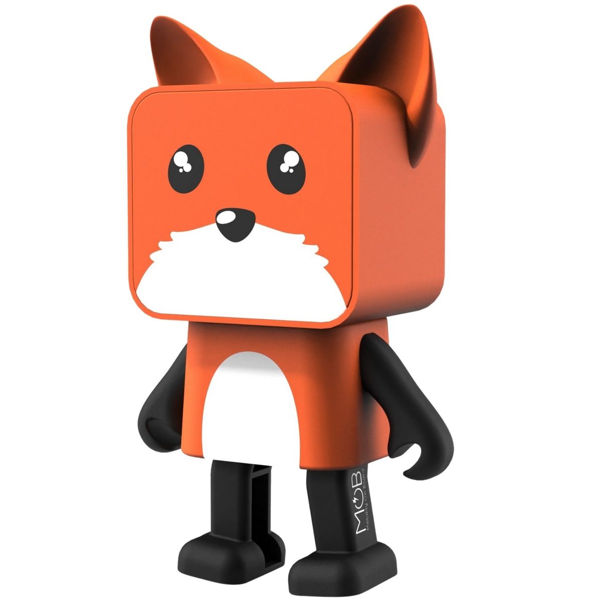 Enceinte dansante Animal Speaker orange, blanc, noir, MOB