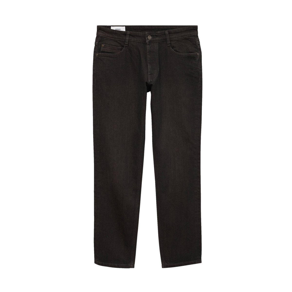 Jeans straight longueur 32 marron, BONOBO