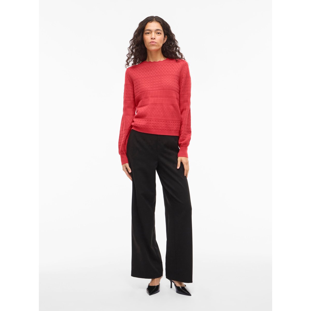 Pull En Maille hibiscus, VILA