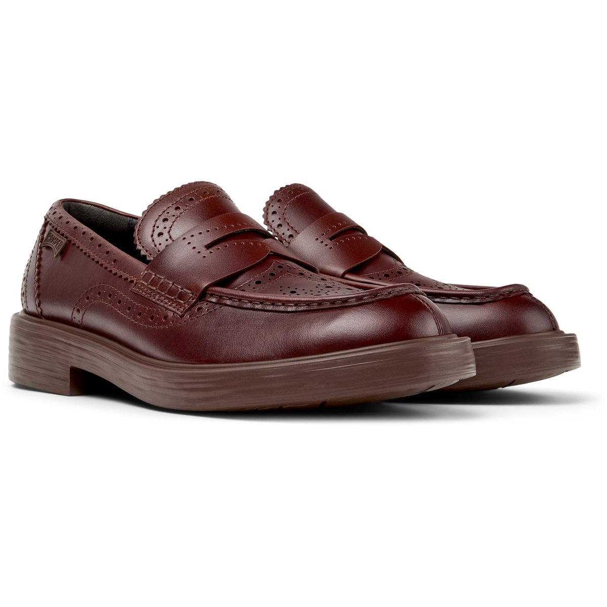Mocassins Cuir DEAN TWINS marron moyen, CAMPER