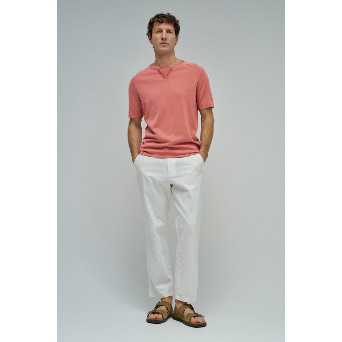 T-SHIRT AVEC BRANDING beige, SALSA JEANS