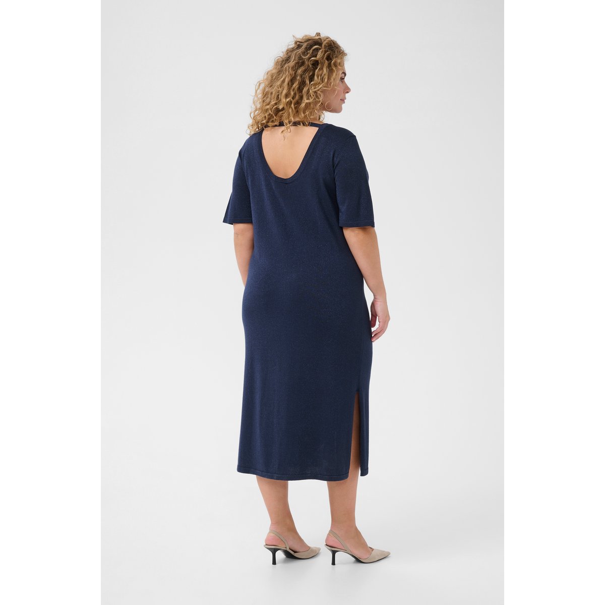 Dress bleu marine, KAFFE CURVE