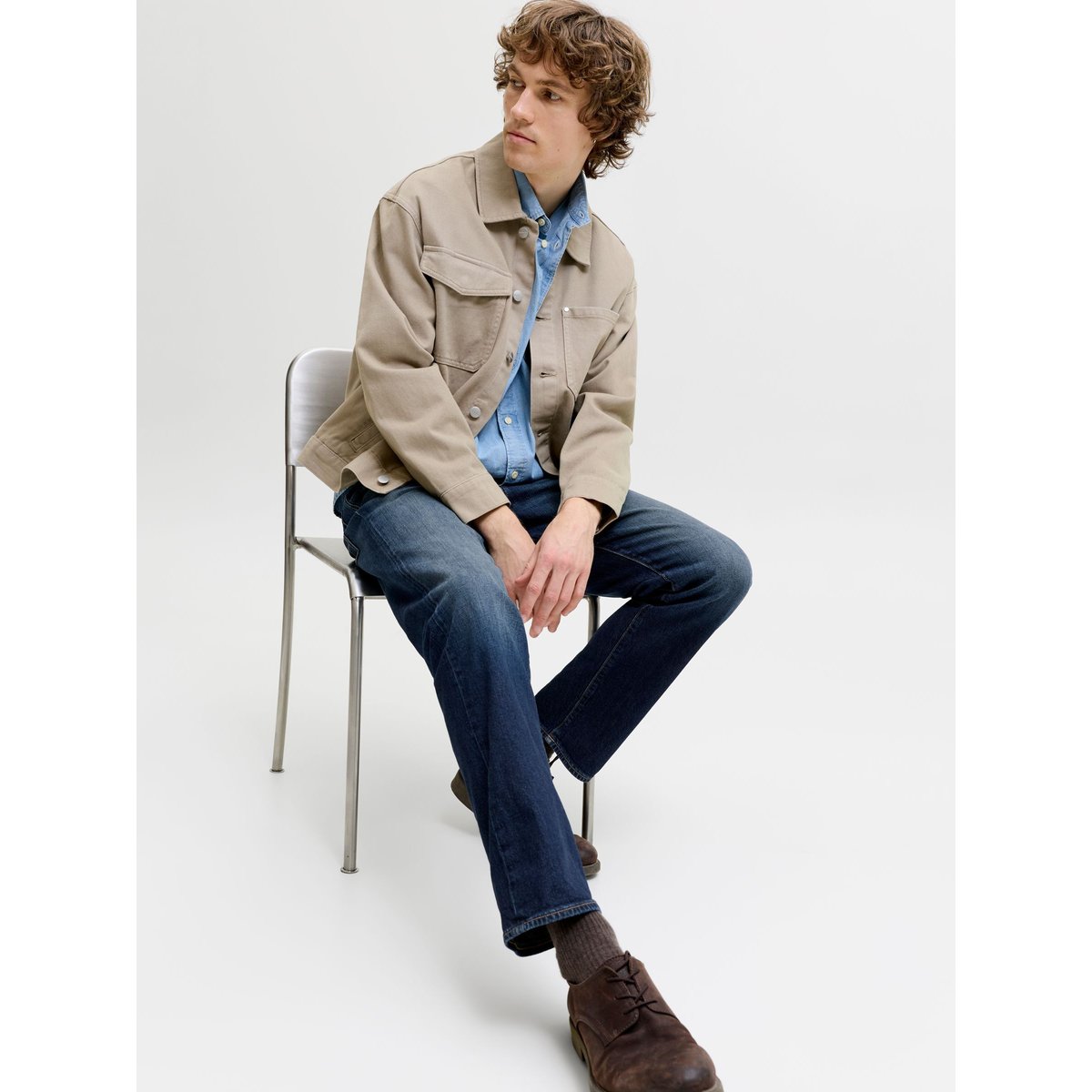 Jean Coupe Décontractée blue denim, JACK & JONES
