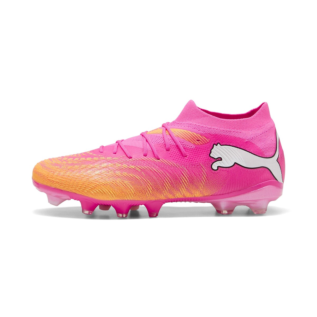 Crampones Future 9 Match FG/AG rosa/naranja, PUMA