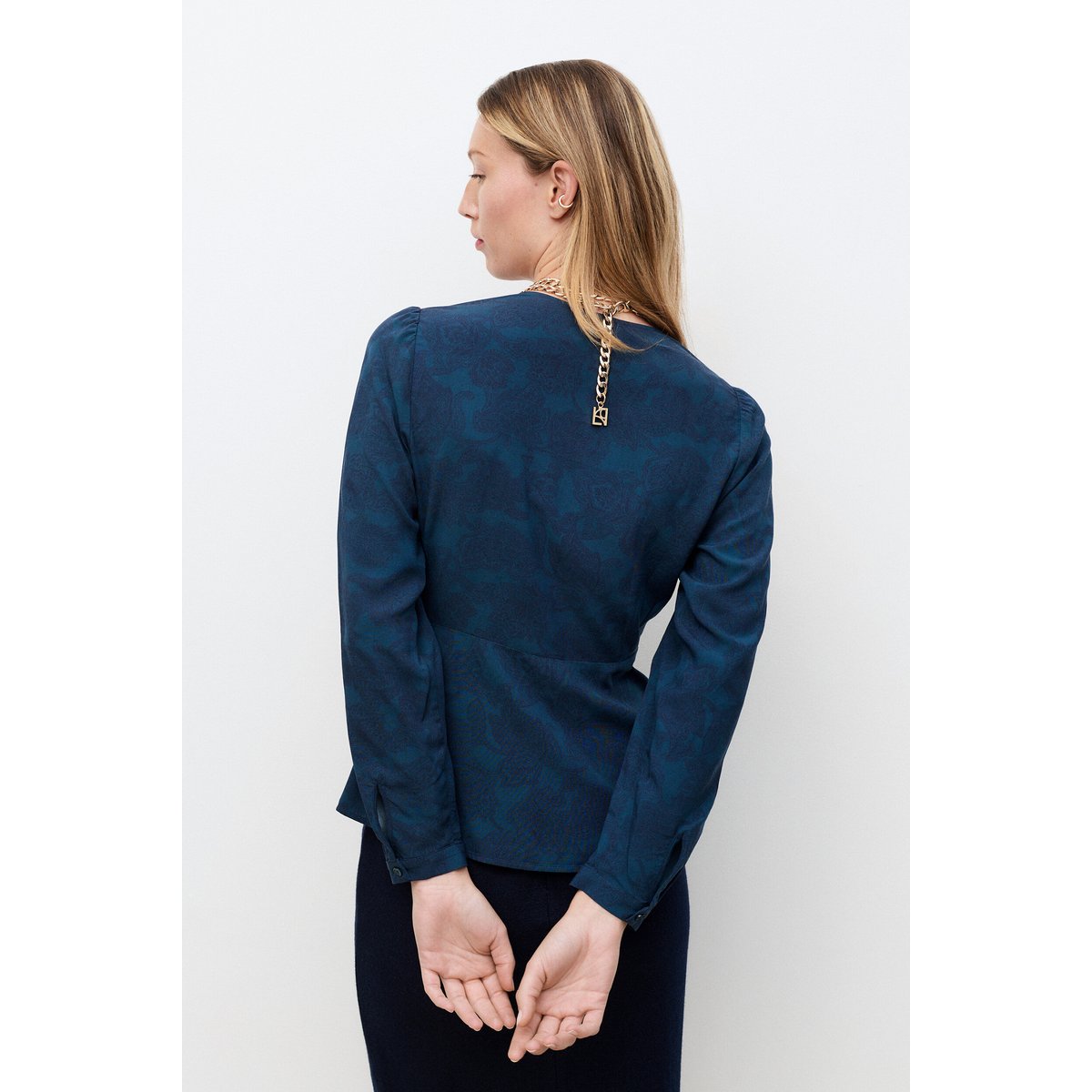 Chemise Celino bleu pétrole, CAROLL