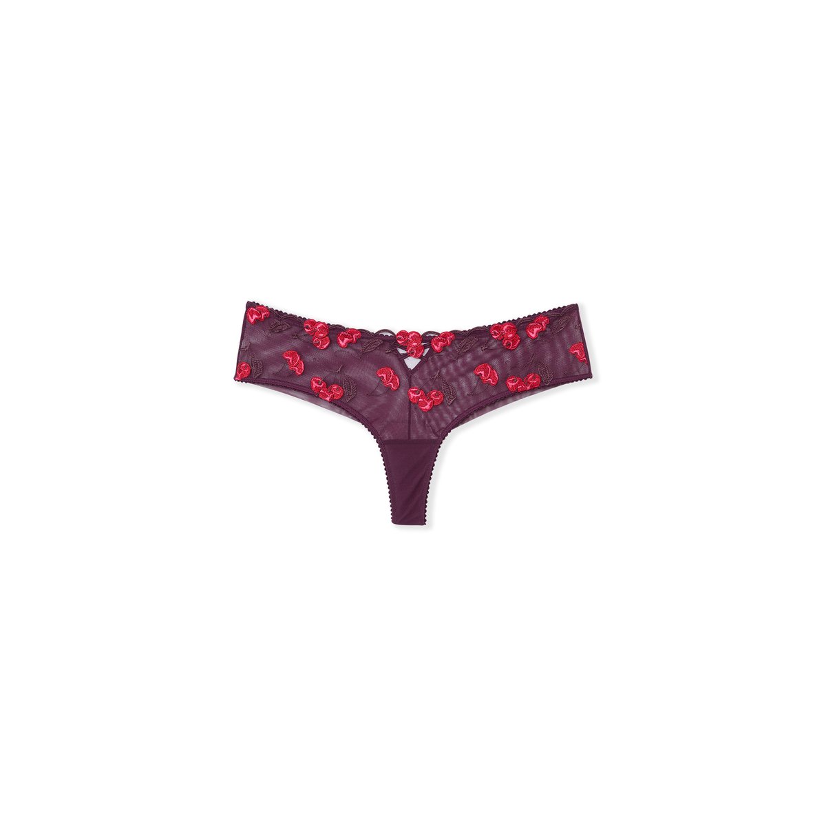 Hipster à motifs cerises ITS CHERRY prune, ETAM